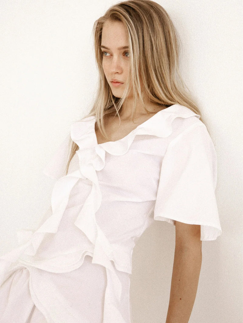 Olympia Dress in White