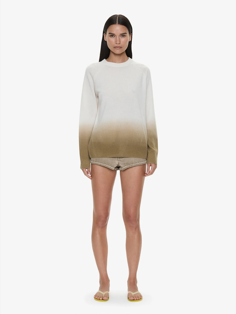 Ombre Monument Sweater in Chalk/Shore