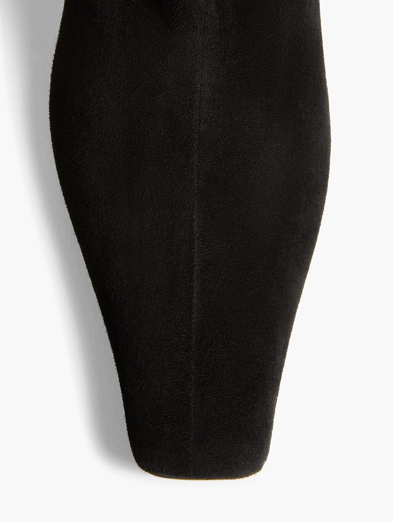 Ona Ankle Boot in Black Suede