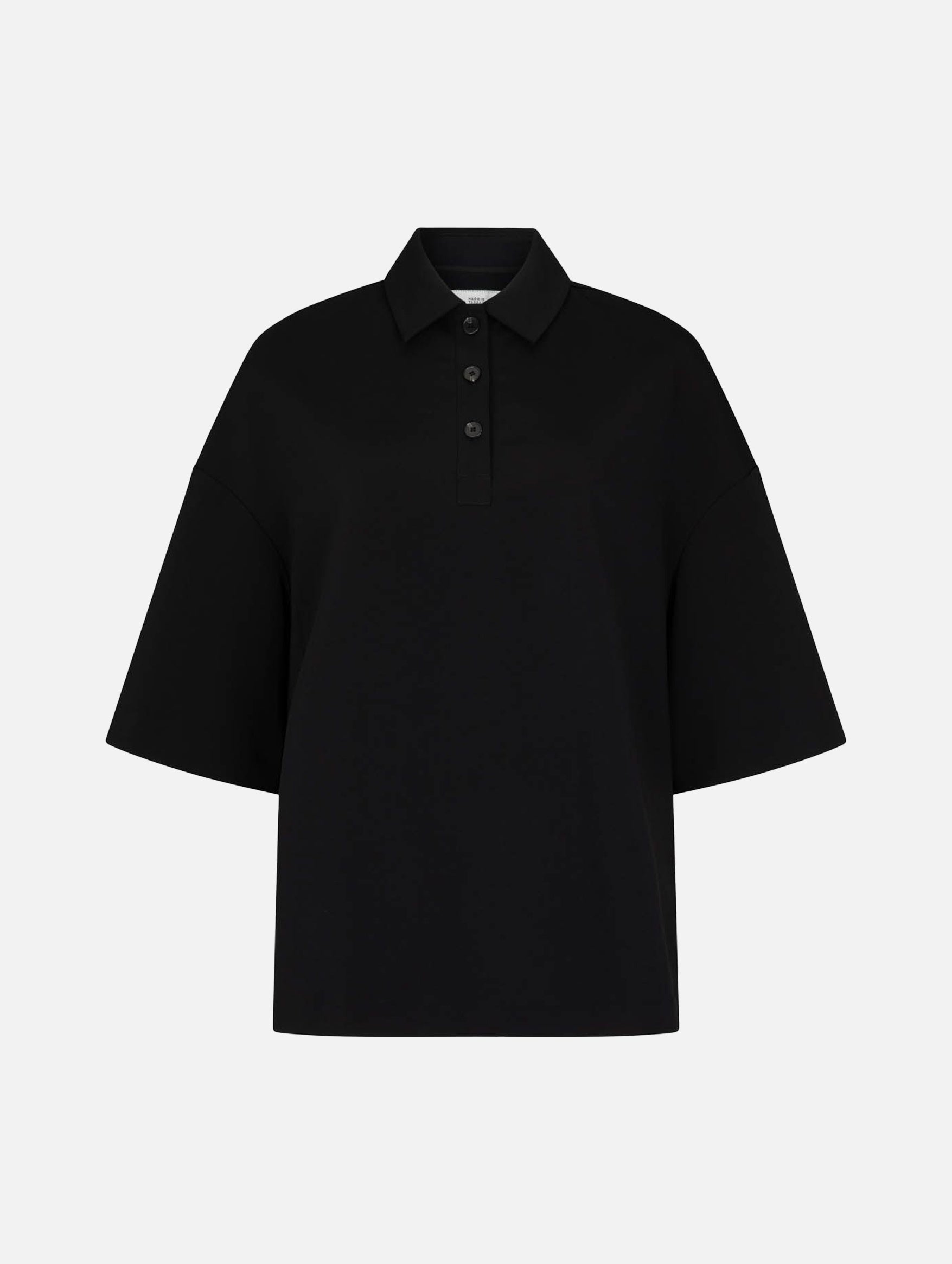 Short Sleeve Orwell Polo in Black