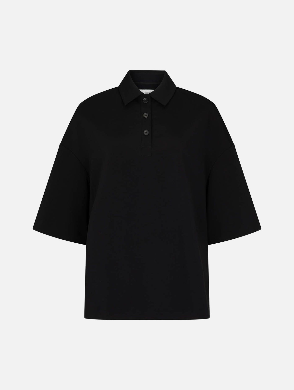 Short Sleeve Orwell Polo in Black