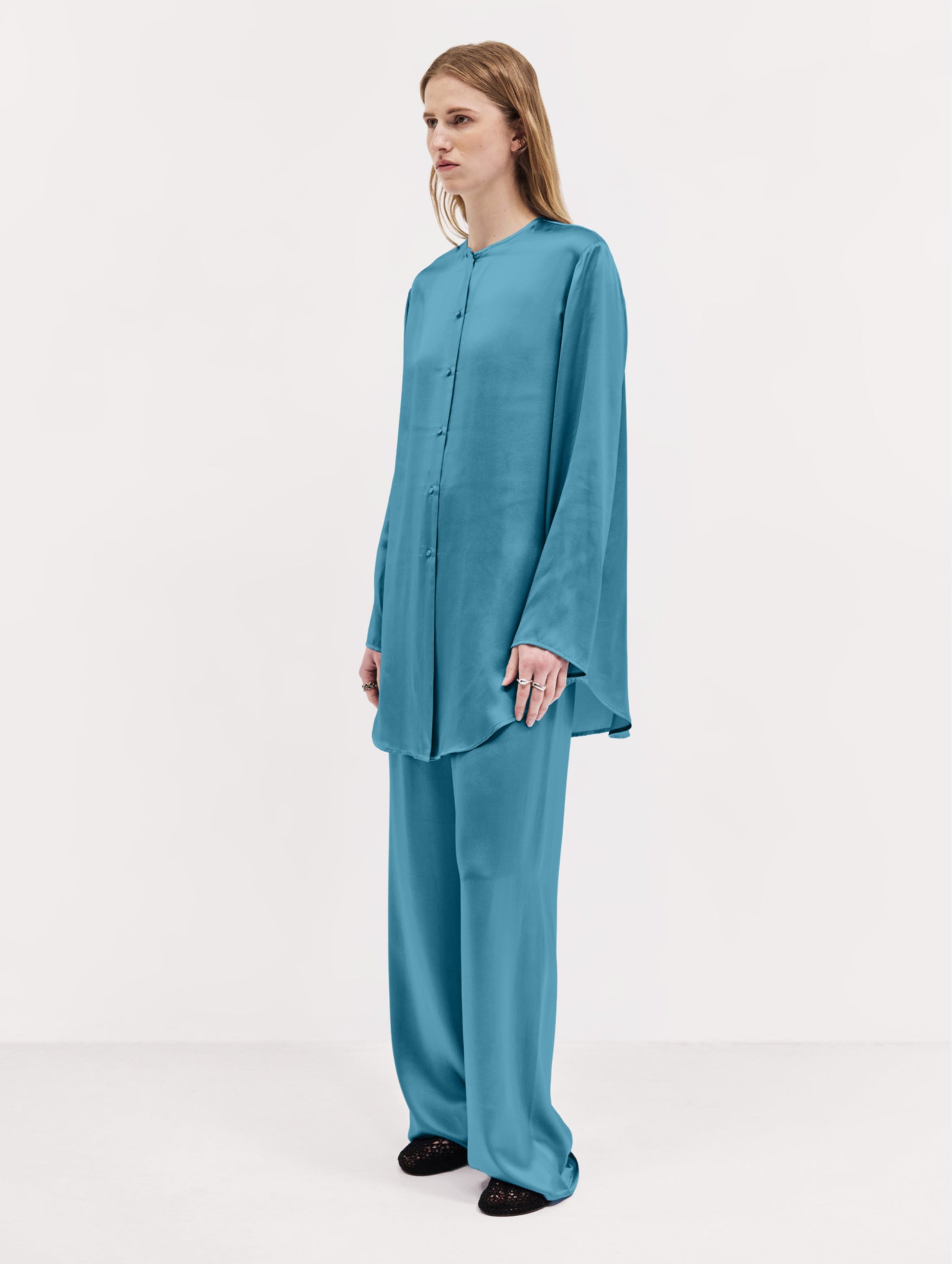 Over Shirt in Topaz