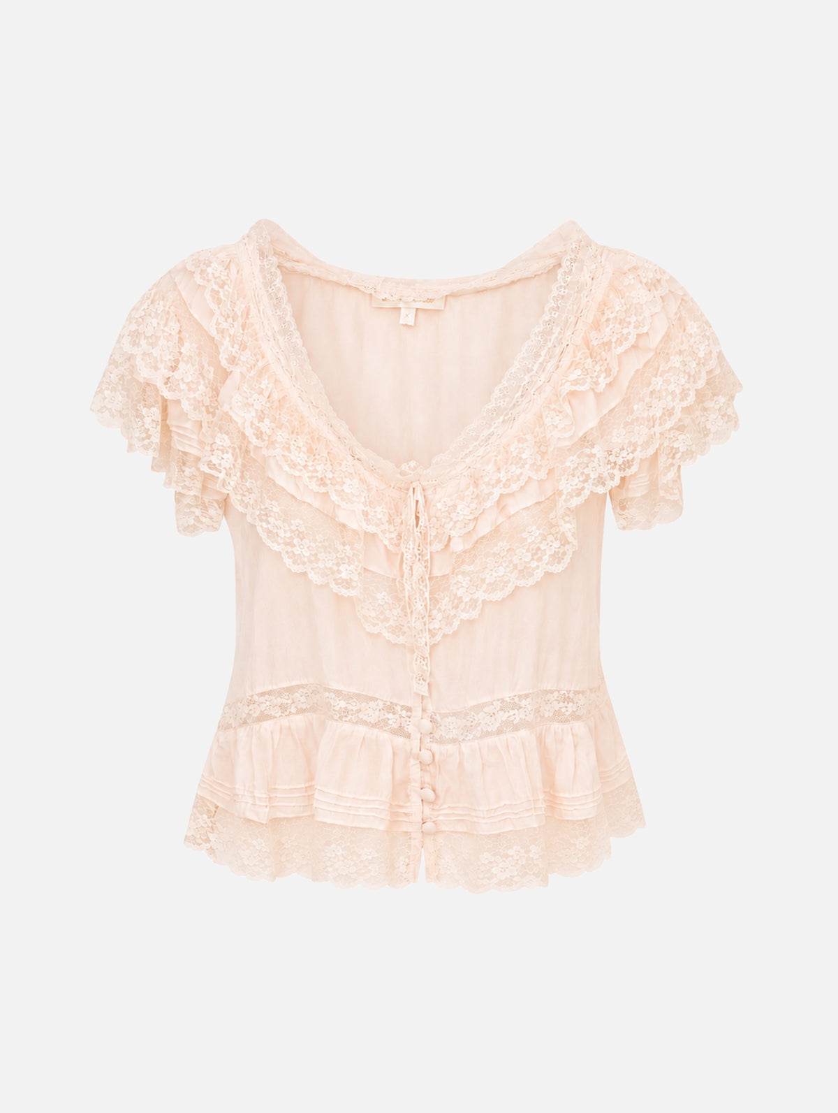 Persine Top in Petal Peach