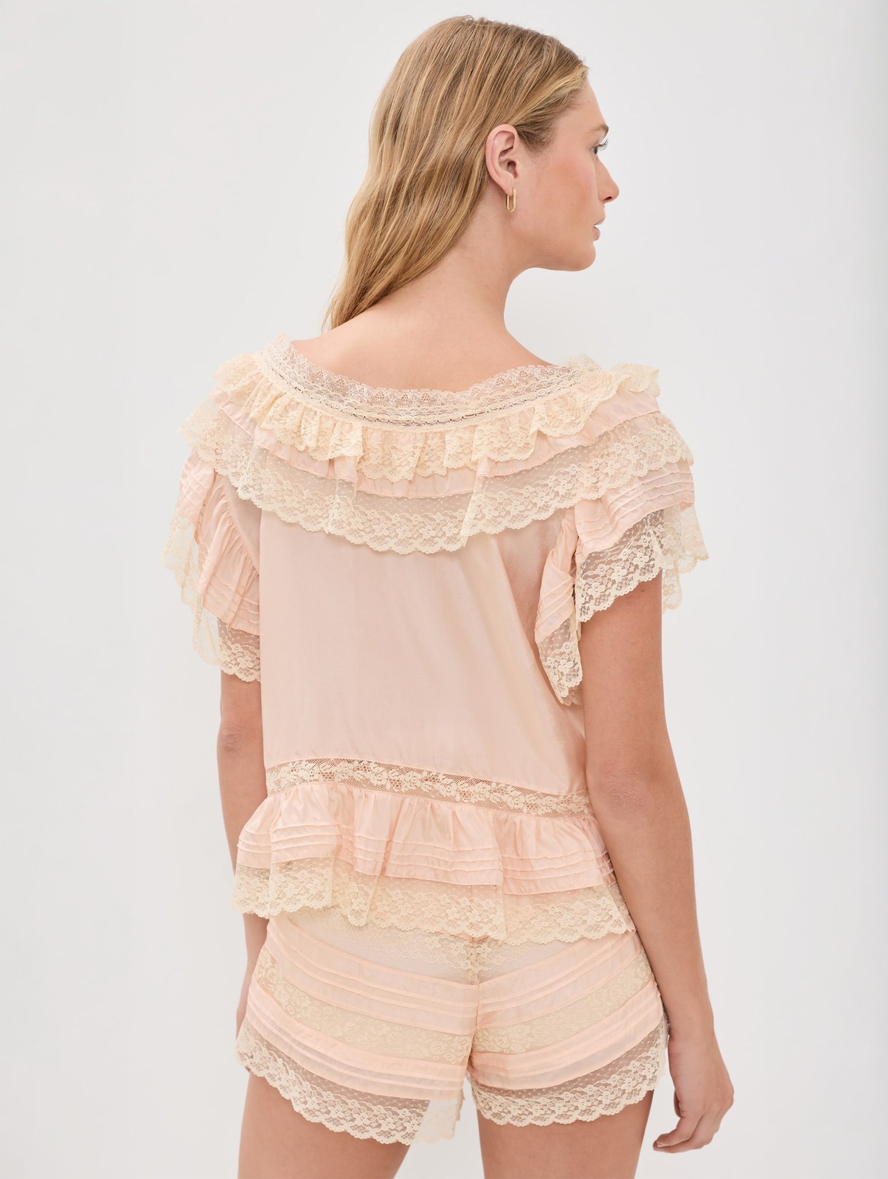 Persine Top in Petal Peach