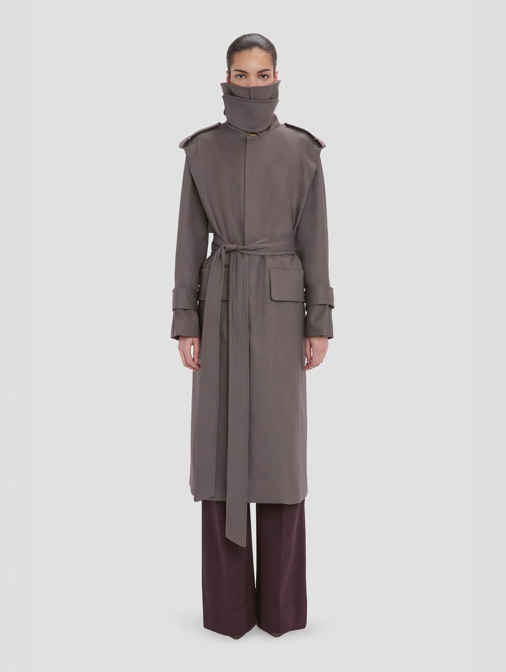 Philippa Trench Coat in Ore