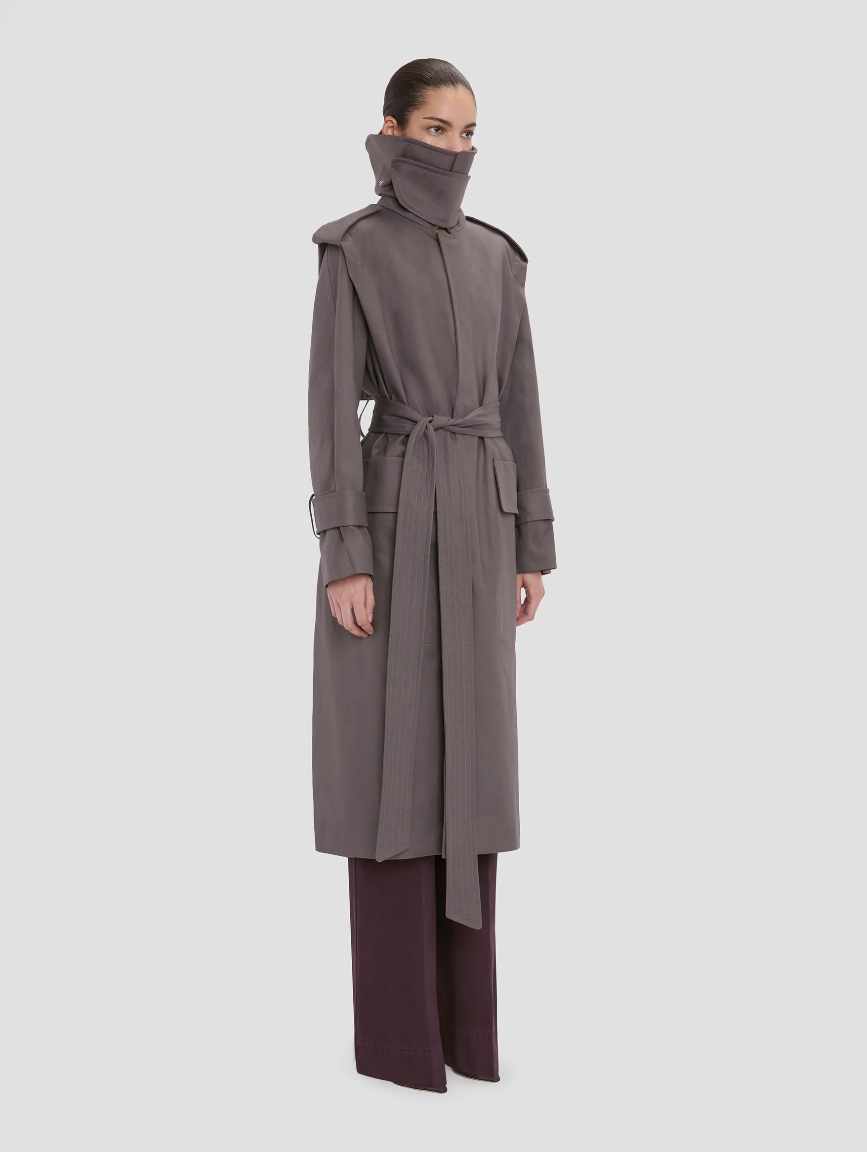 Philippa Trench Coat in Ore