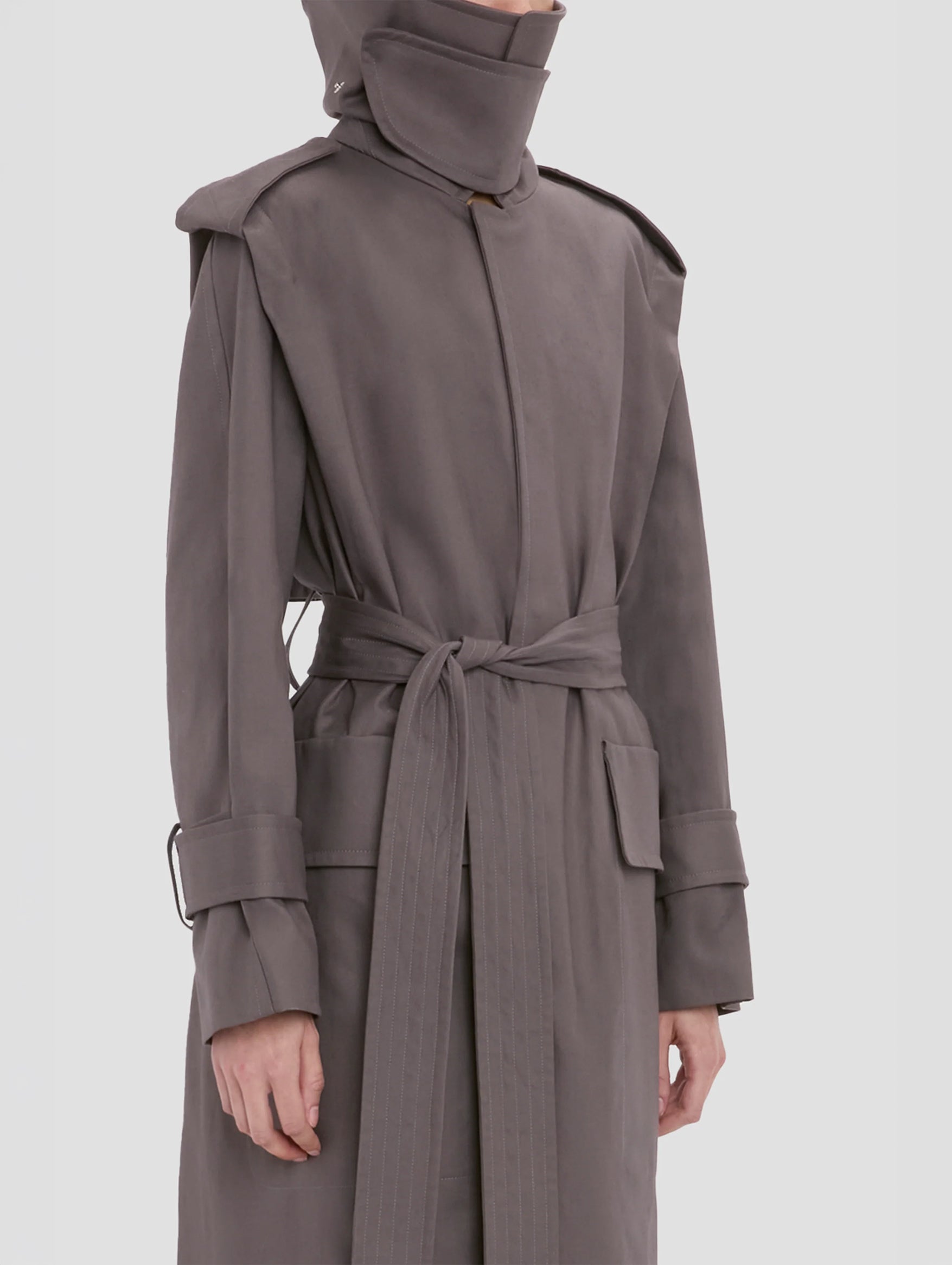 Philippa Trench Coat in Ore