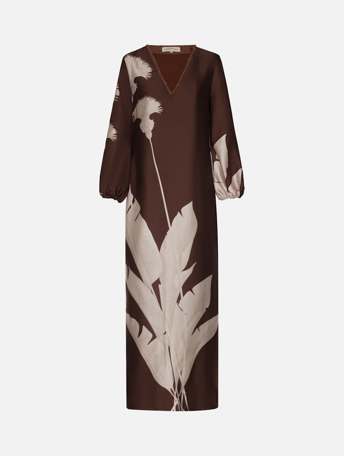 Palmas Tunic Dress in Mocha Dandelion