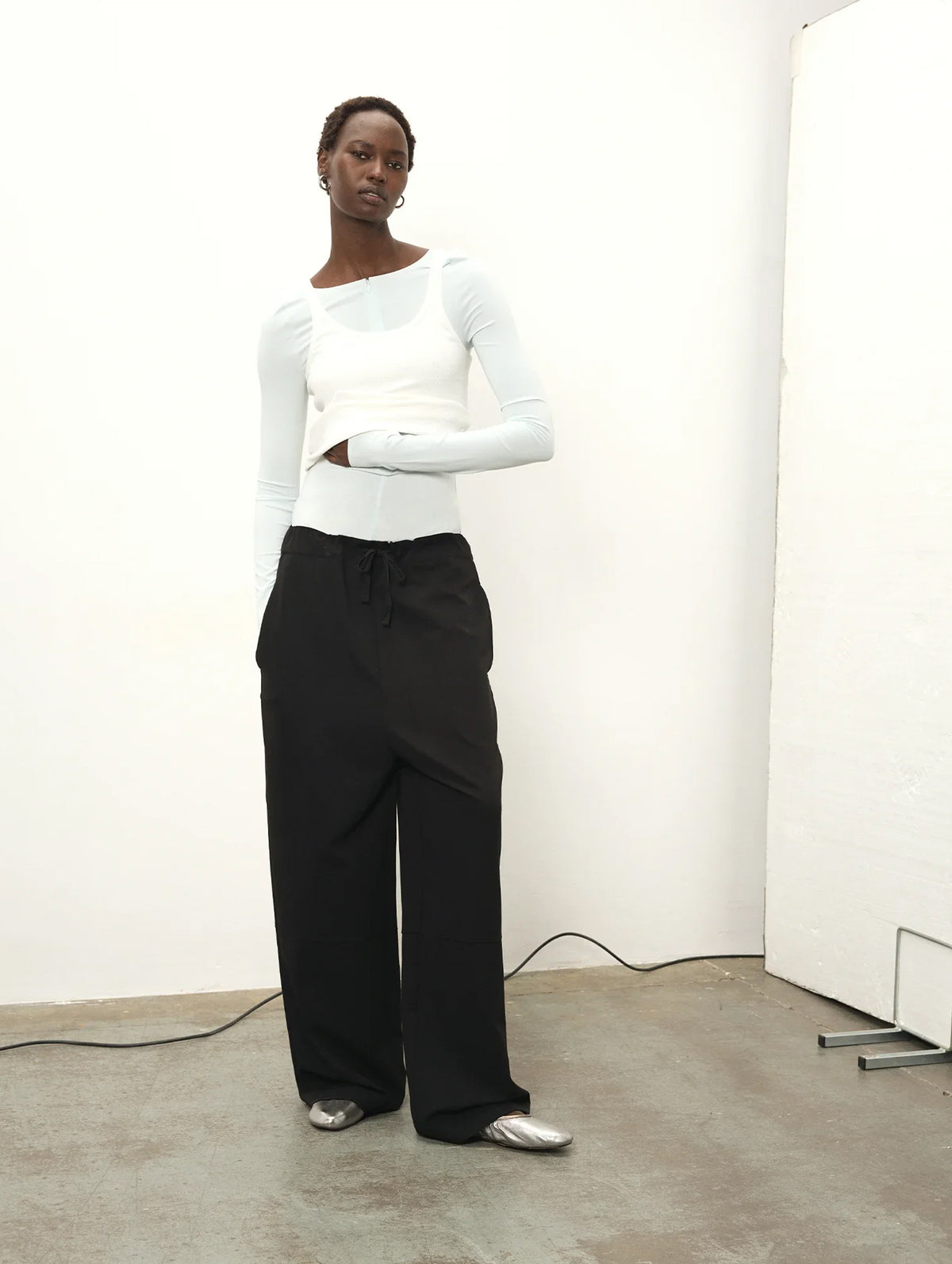 Parachute Pant in Black