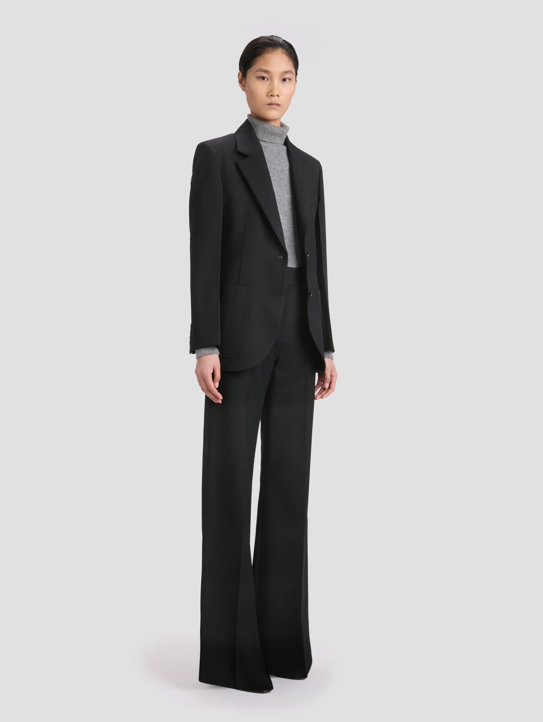 Patch Pocket Blazer in Black
