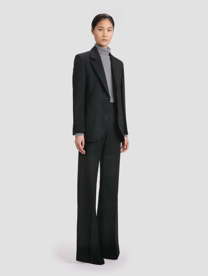 Patch Pocket Blazer in Black