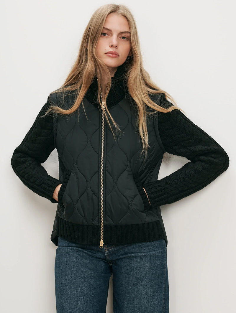 Patra Quilted Jacket in Black