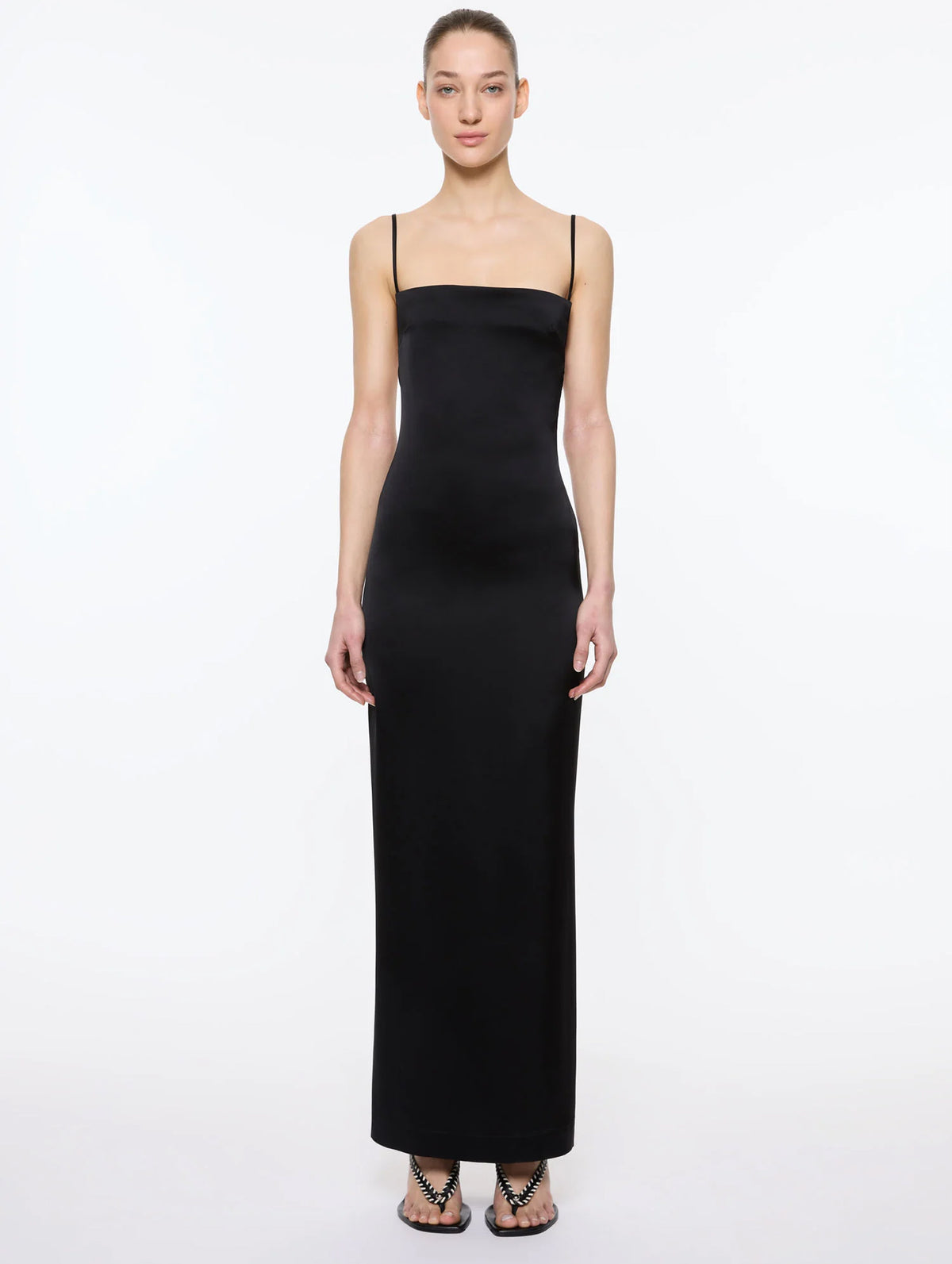 Phoebe Slip Dress in Black