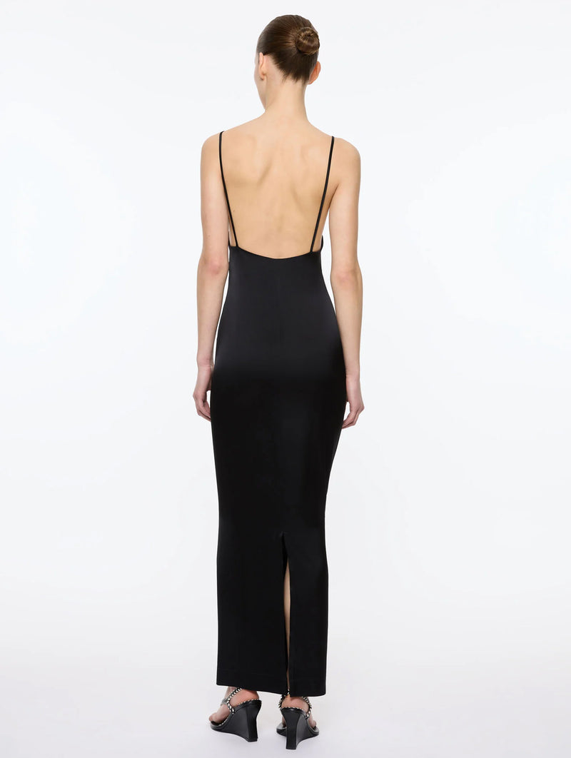 Phoebe Slip Dress in Black