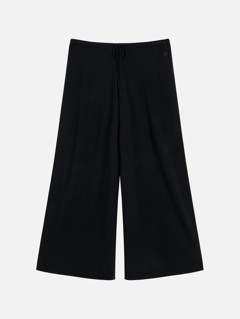 Piscata Wide-leg Trousers in Black