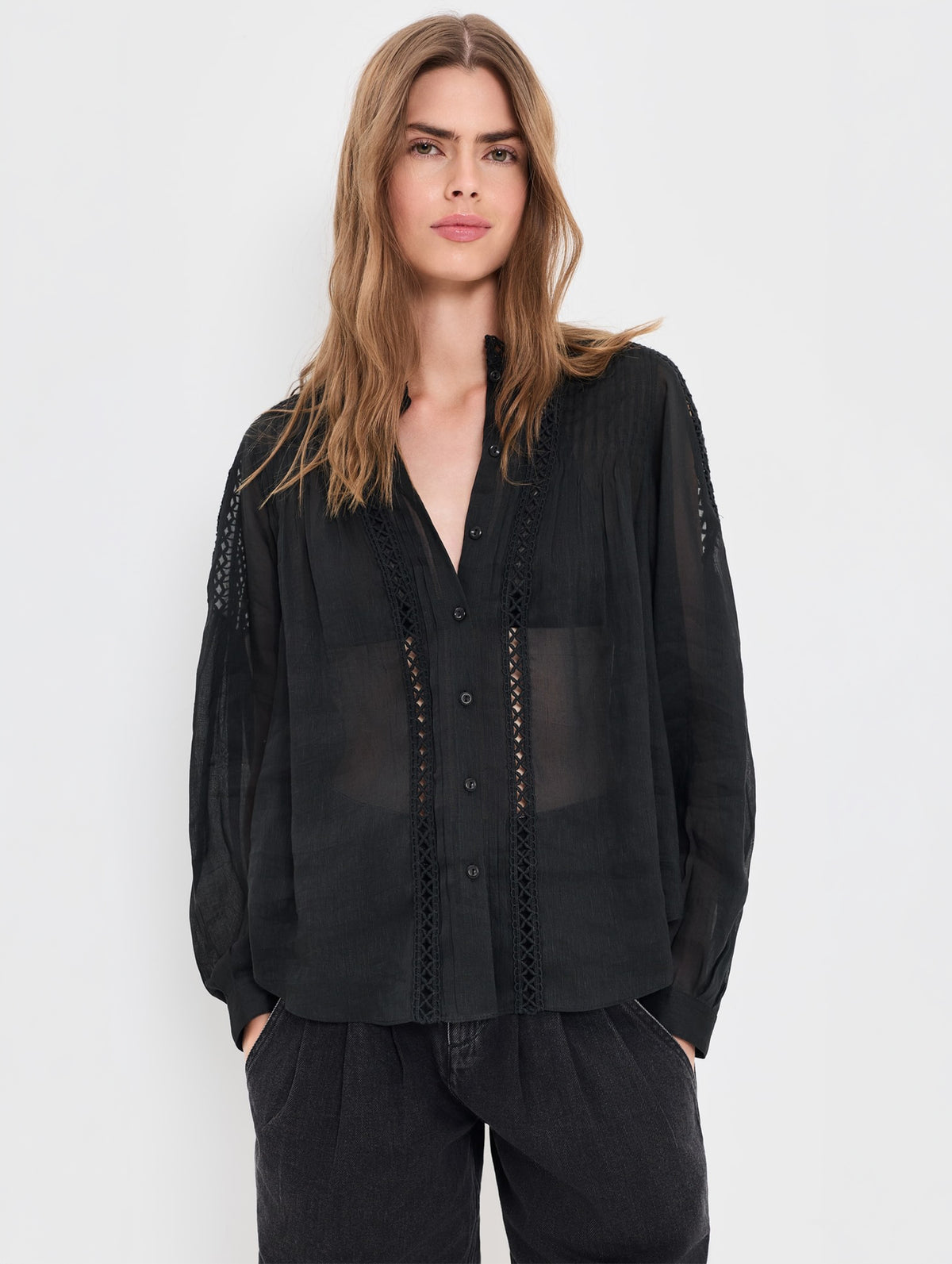 Polda Top in Black