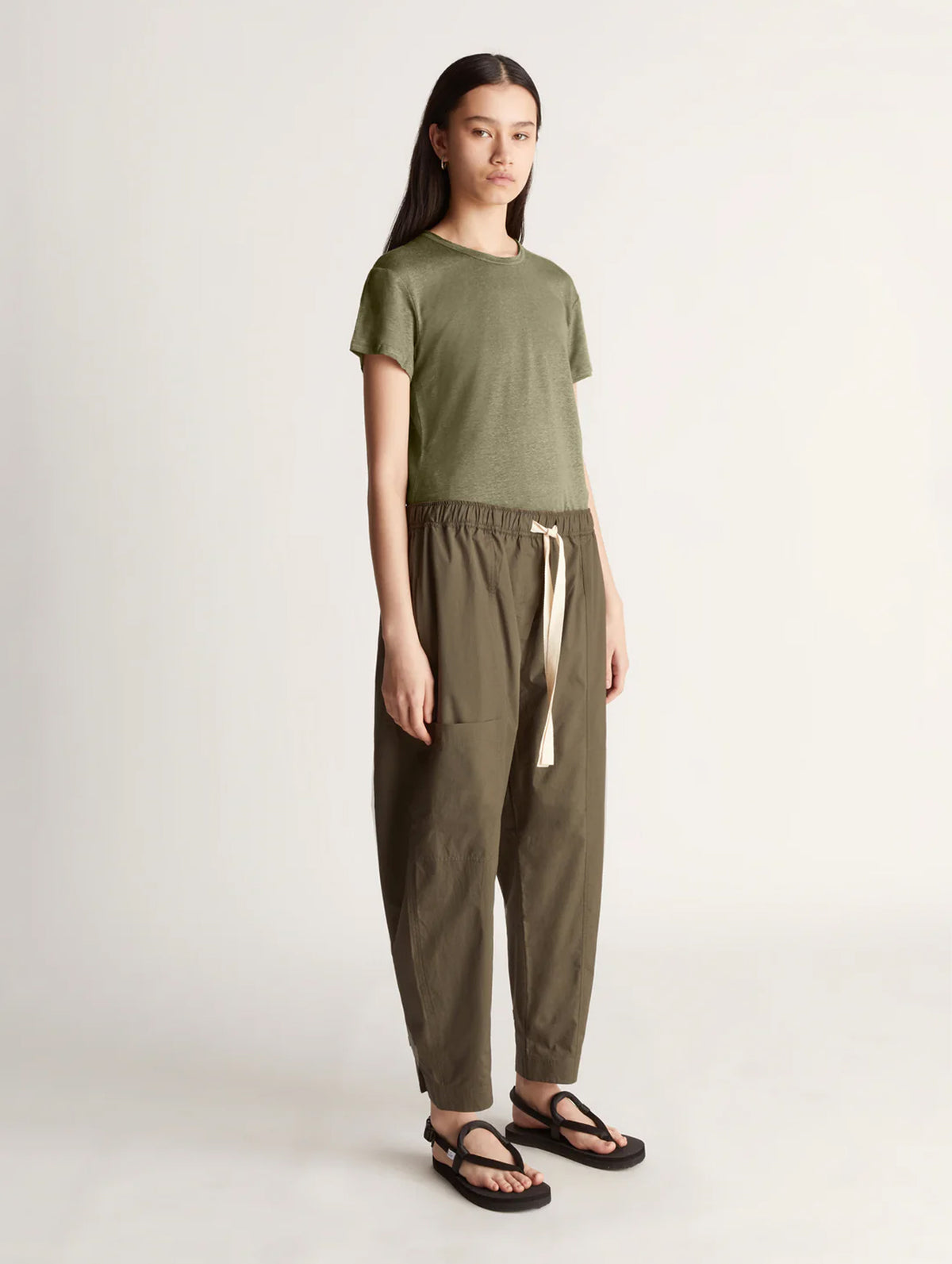 LM Poplin Pant in Olive