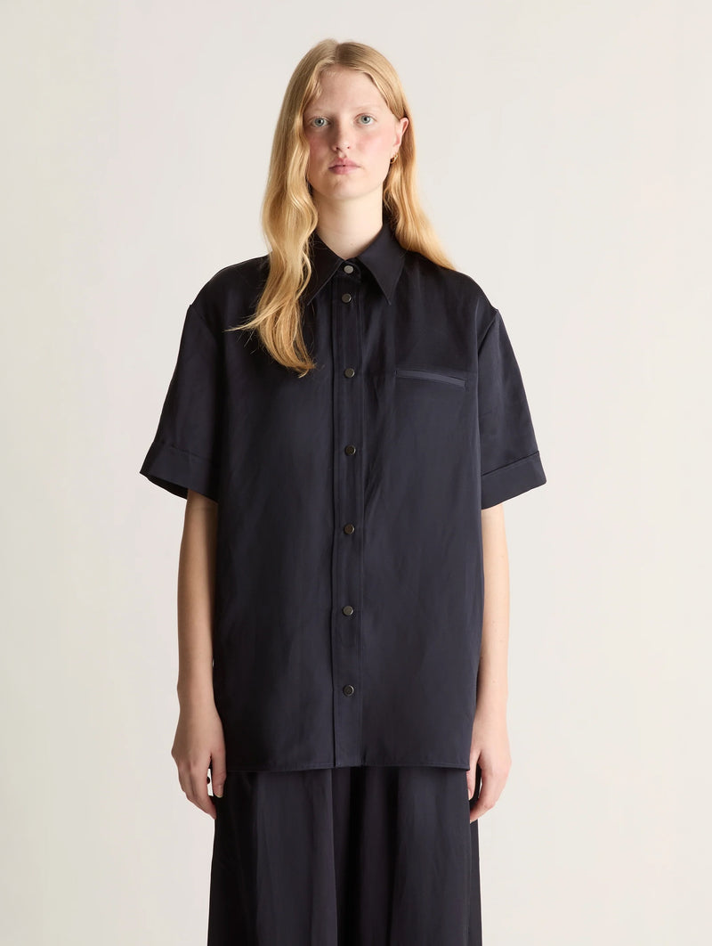 Powell SS Shirt in Navy