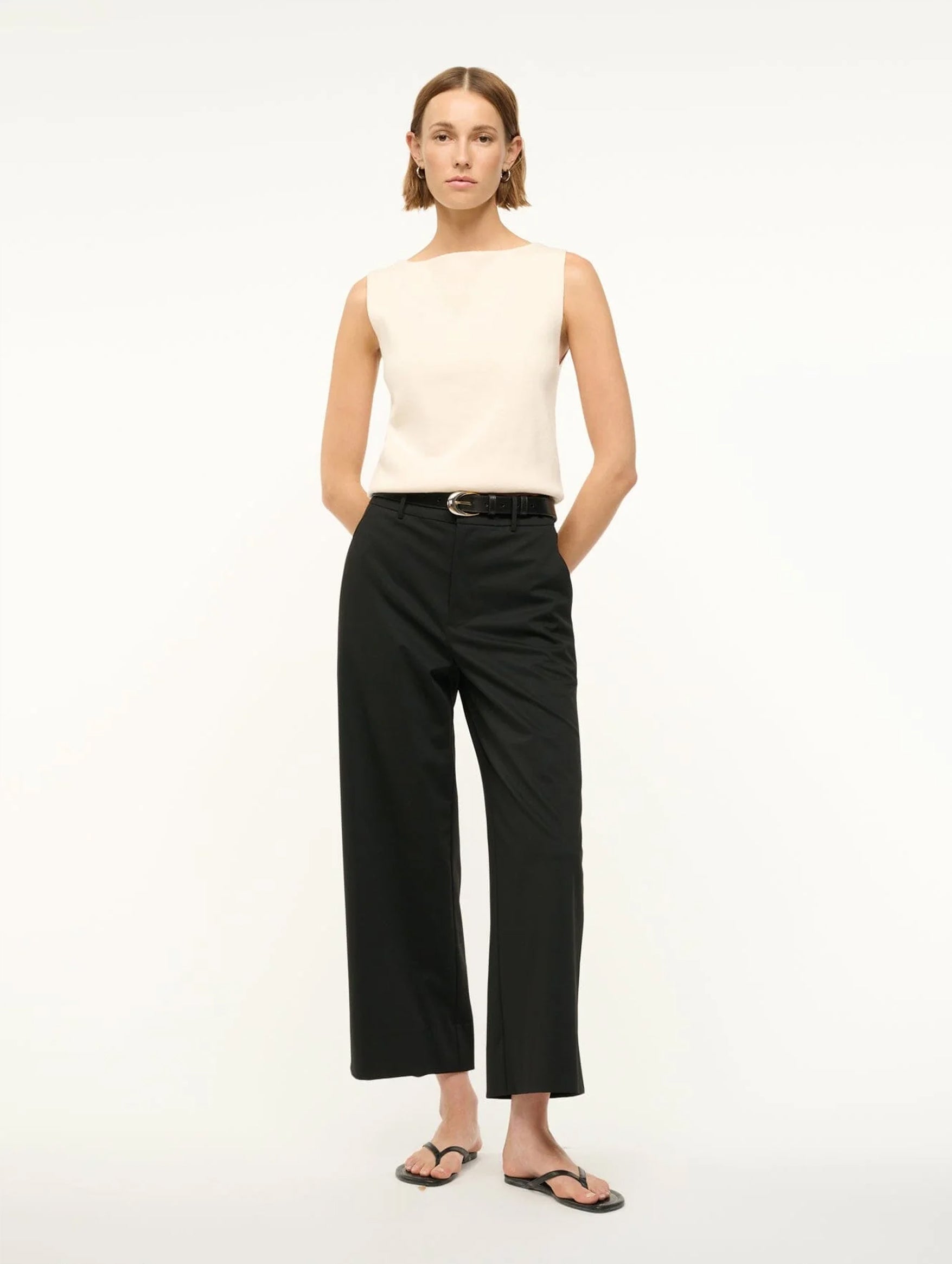 Prince Cropped Pant in Black