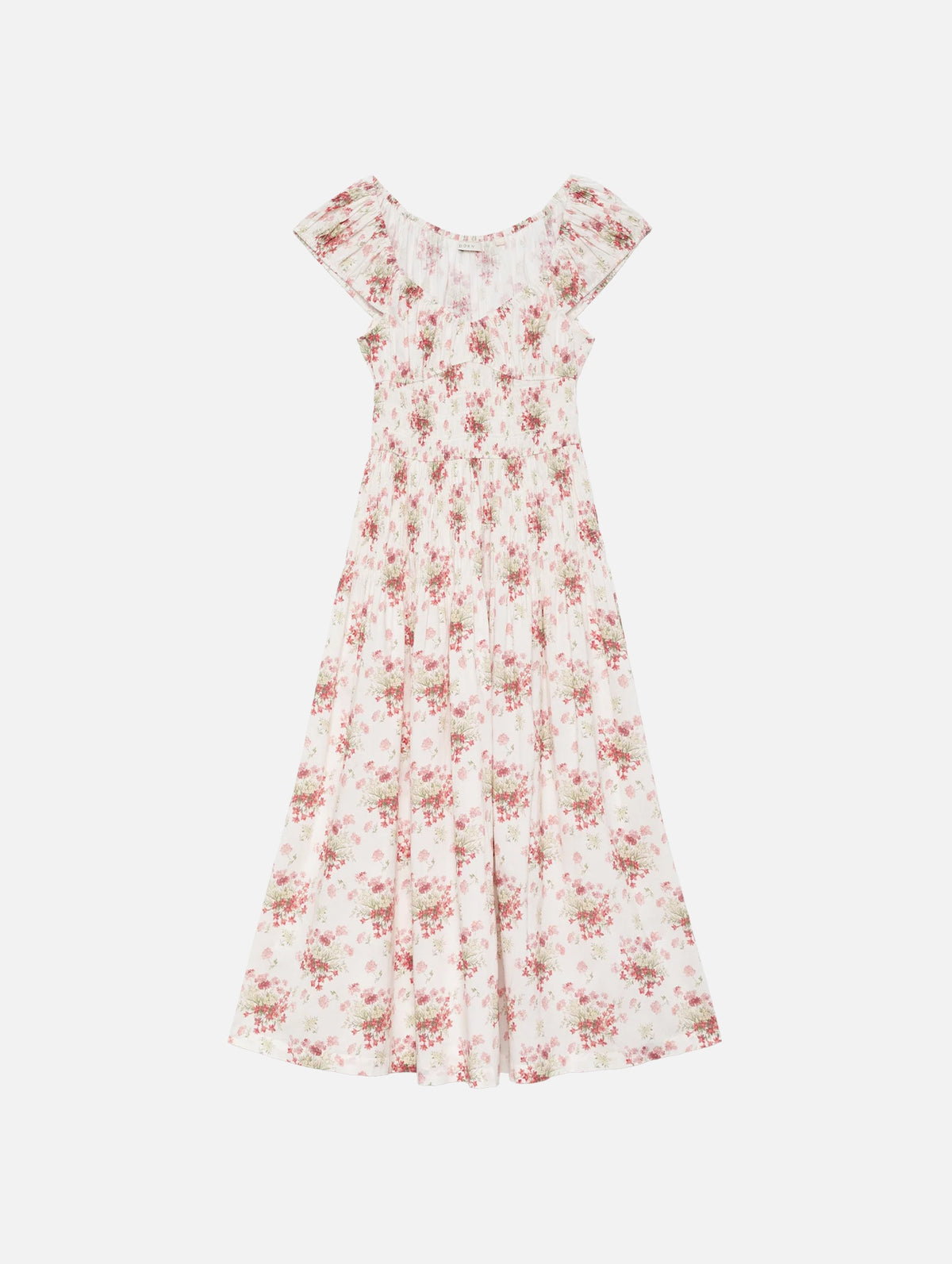 Quinette Dress in Ivory Lantana Floral