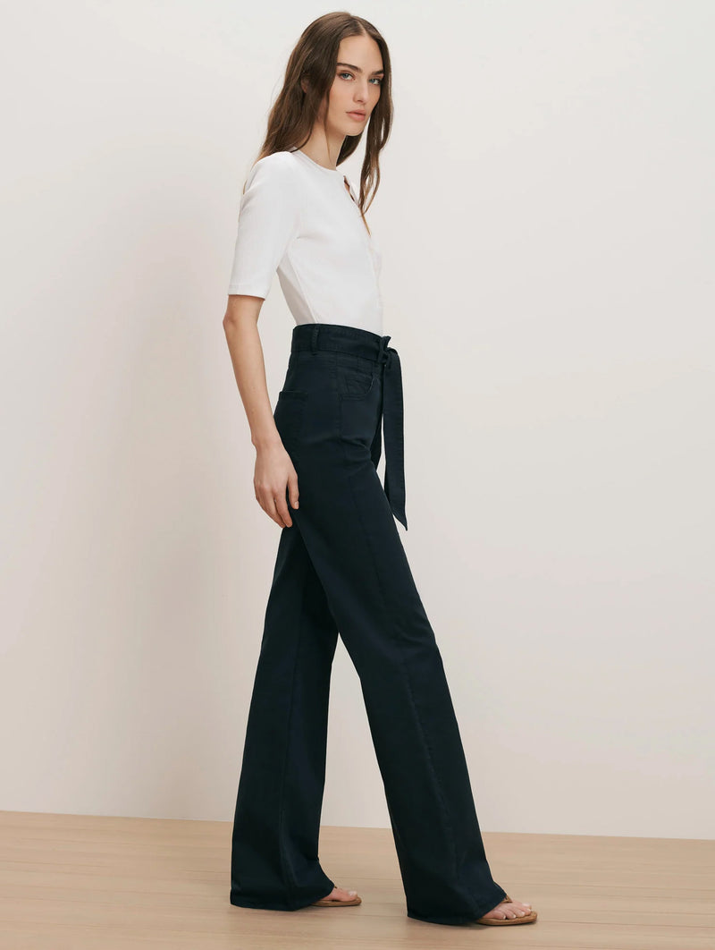 Rosanna Wide-Leg Pant in Navy