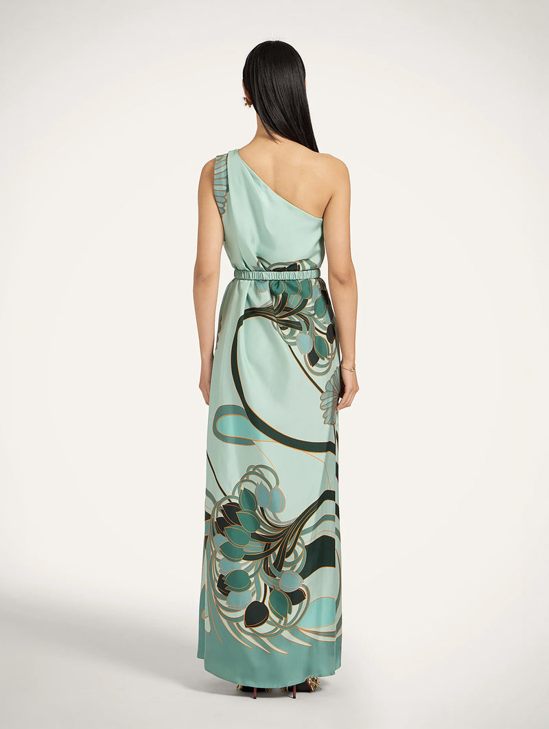 Roy Dress in Blooming Tulip Placée Mint
