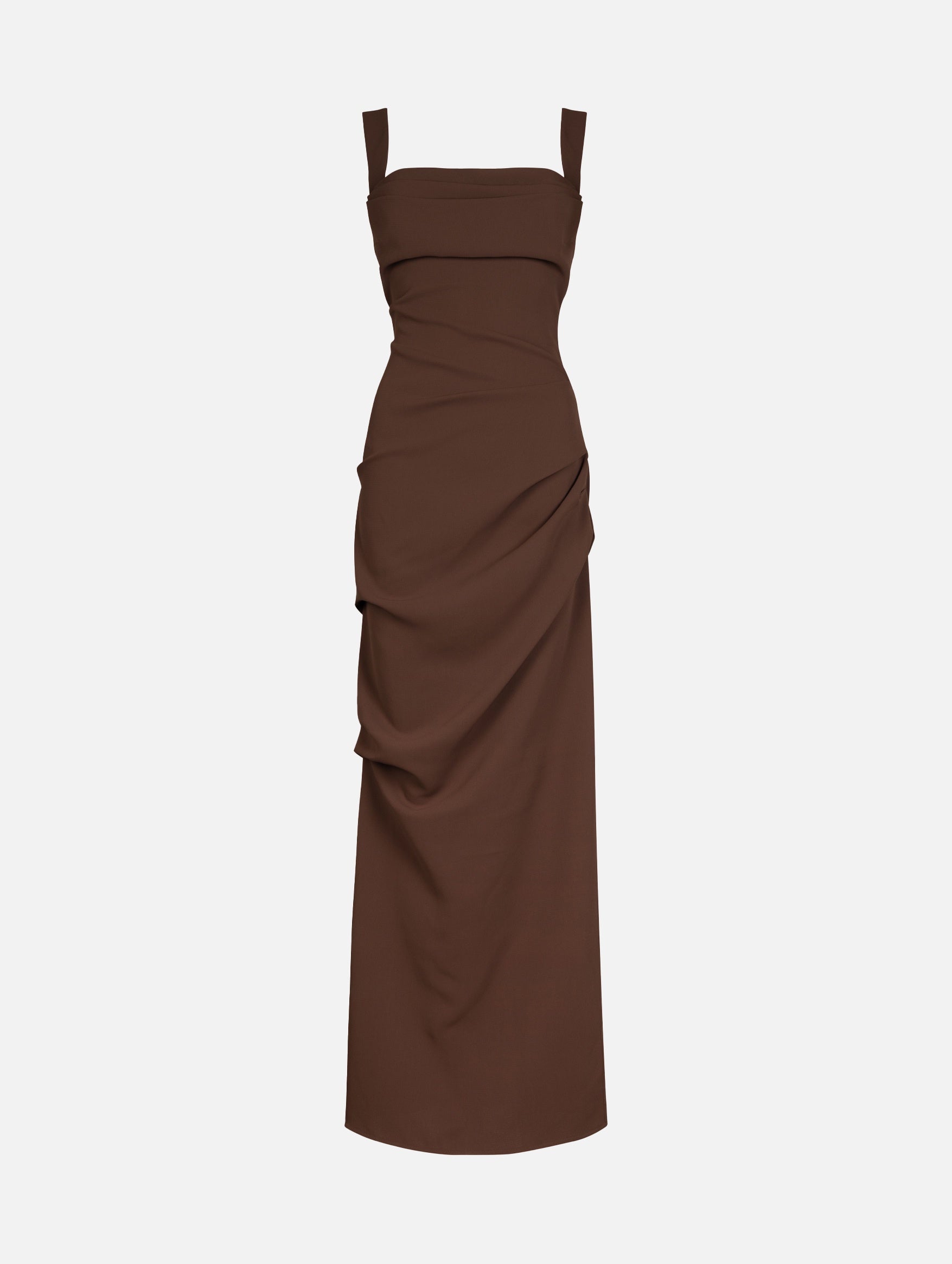 Raf Dress in Chocolate