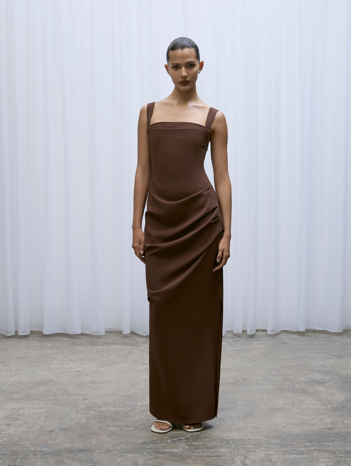 Raf Dress in Chocolate