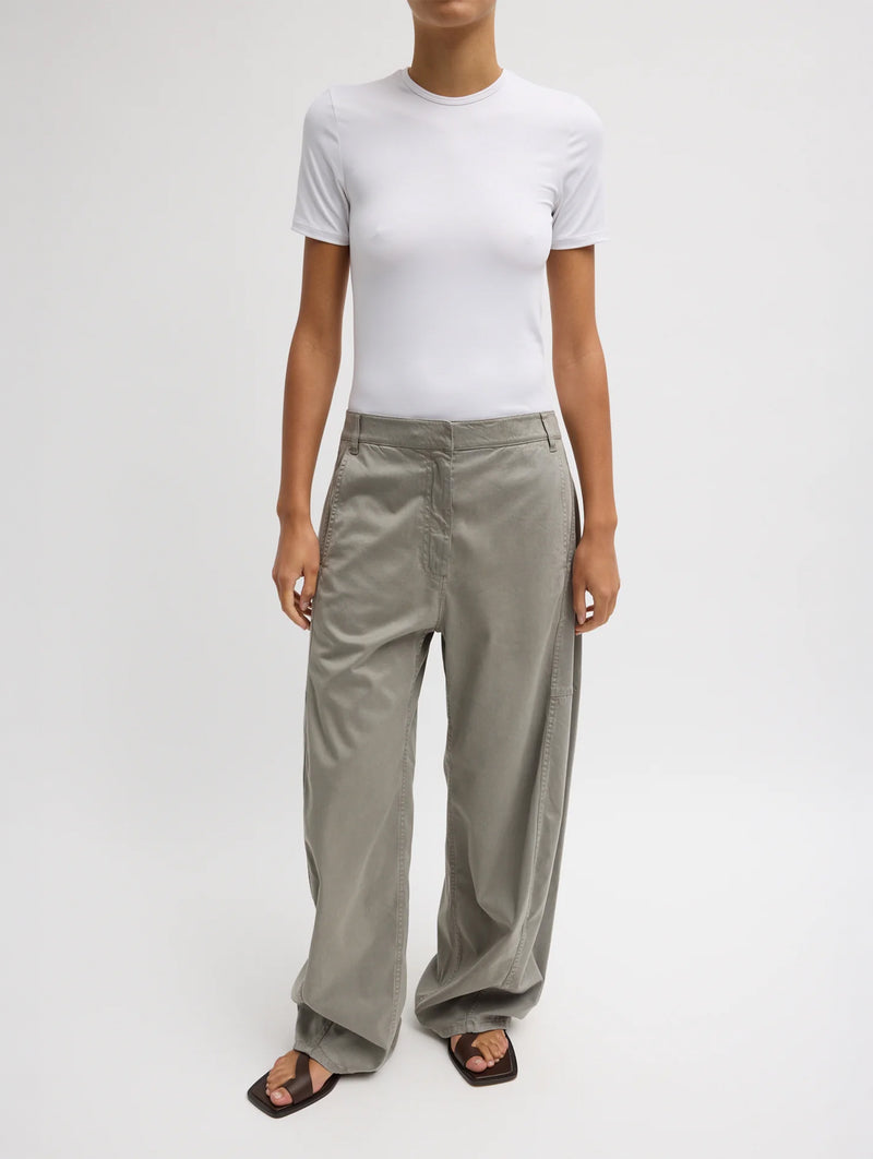 Reactive Garment Dyed Stretch Twill Sid Pant in Pewter (Regular)
