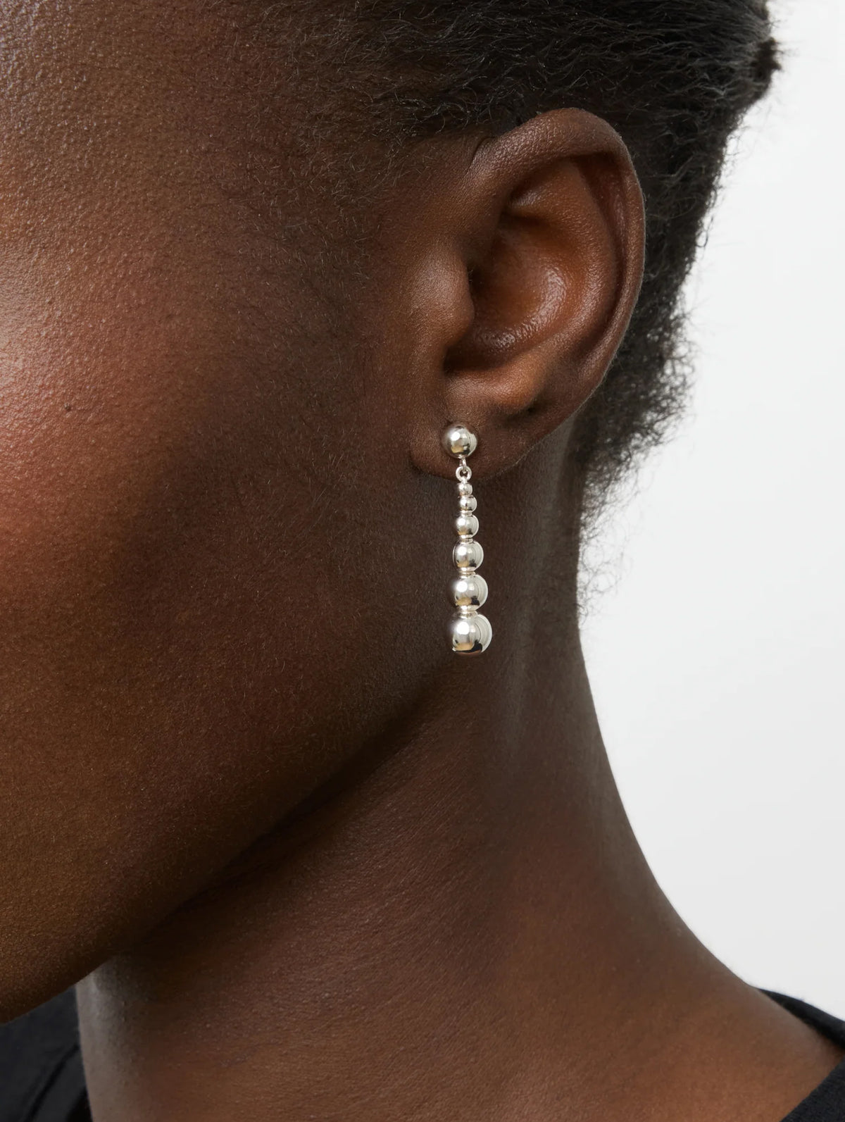 The Rebecca Earring in Silver