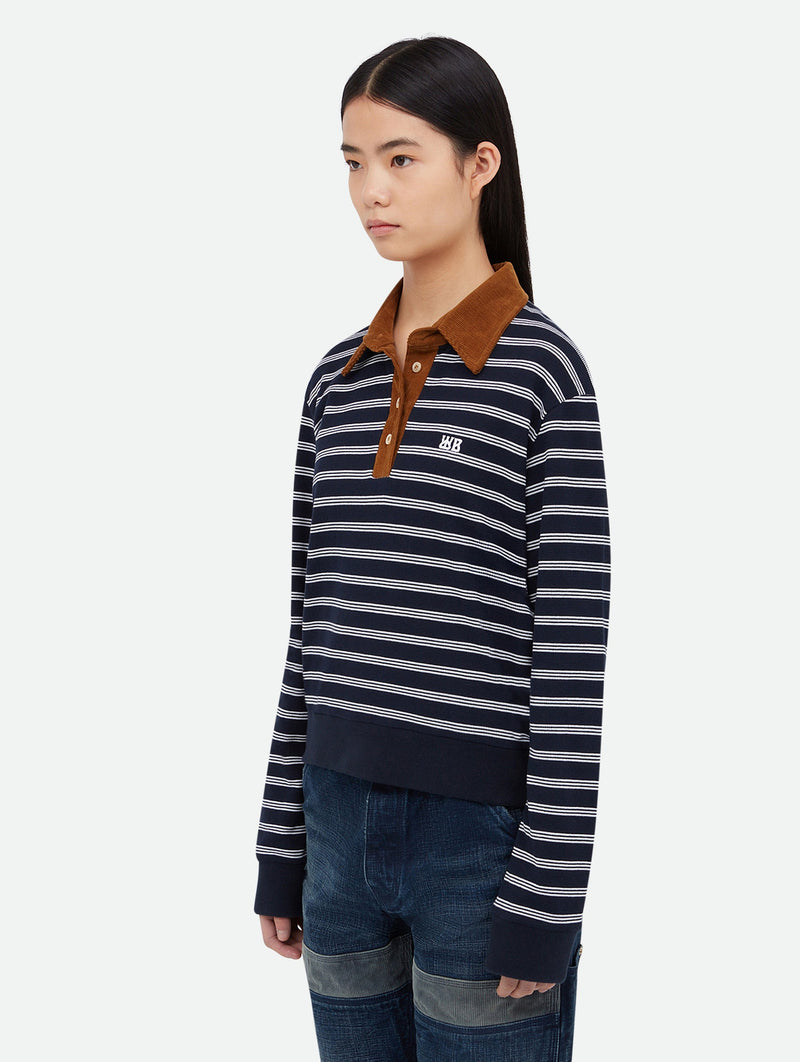 Reflect Polo in Navy and White