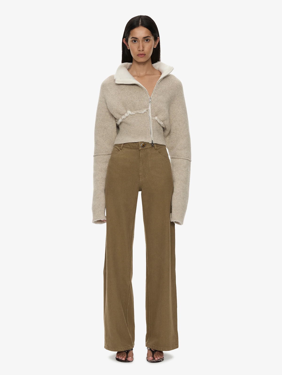 Relaxed Denim Quartz Jean in Khaki