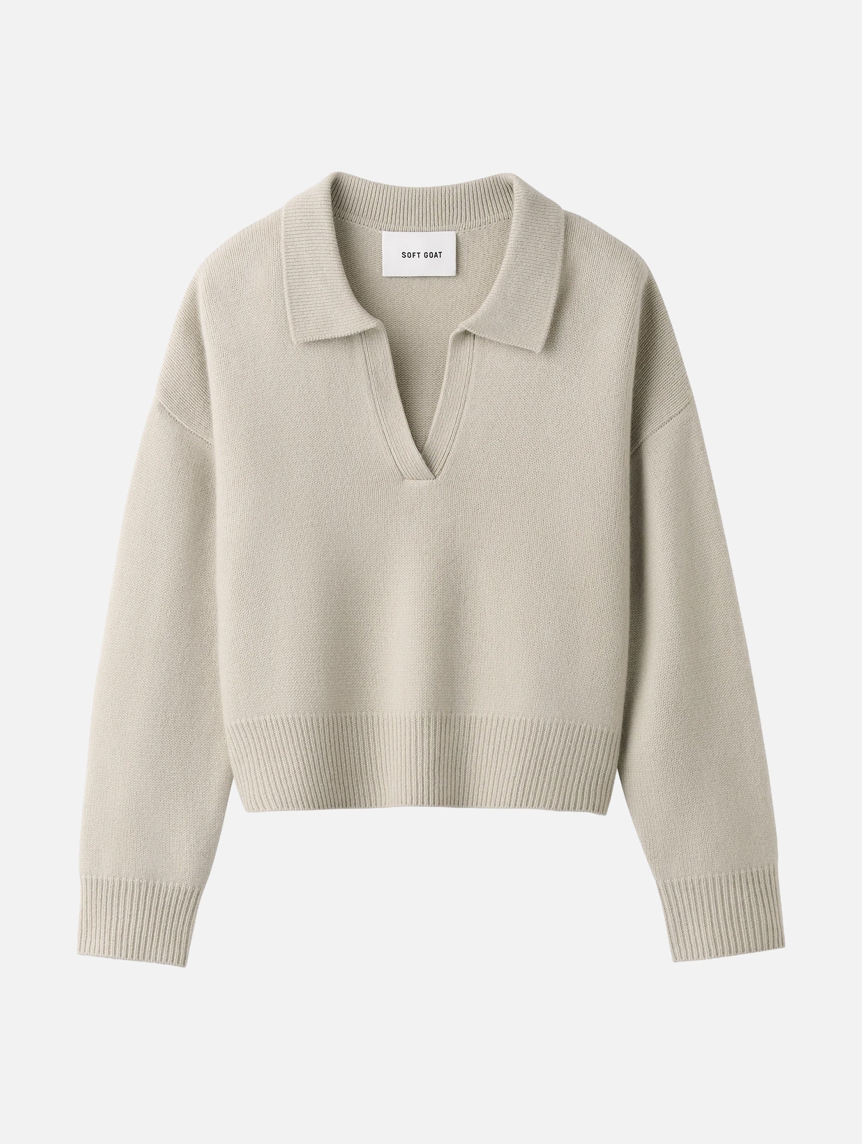 Relaxed Fit Polo Shirt in Chalk