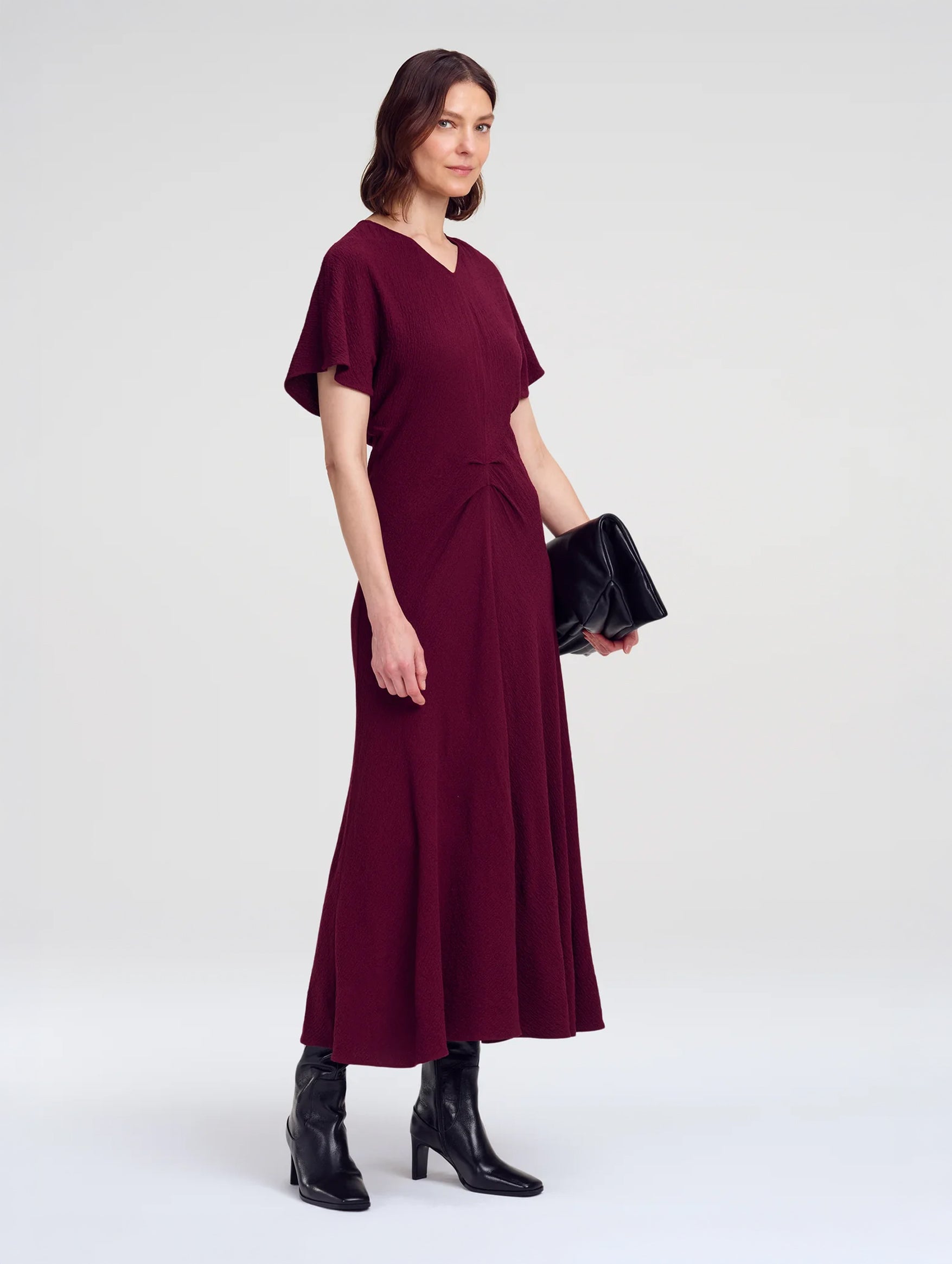 Rem Dress in Pinot Red