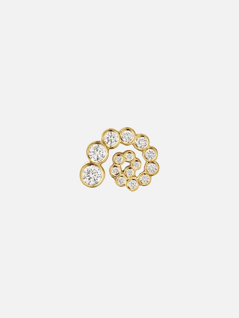 Petit Rêve Escargot Single Diamond Earring