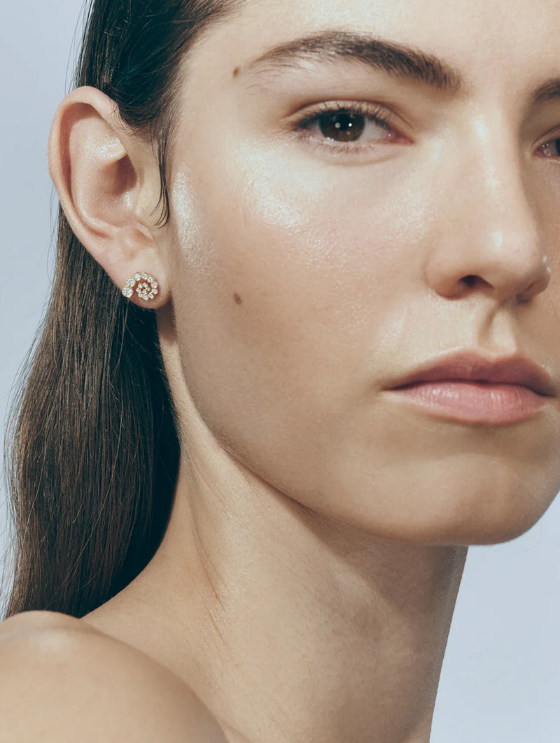 Petit Rêve Escargot Single Diamond Earring