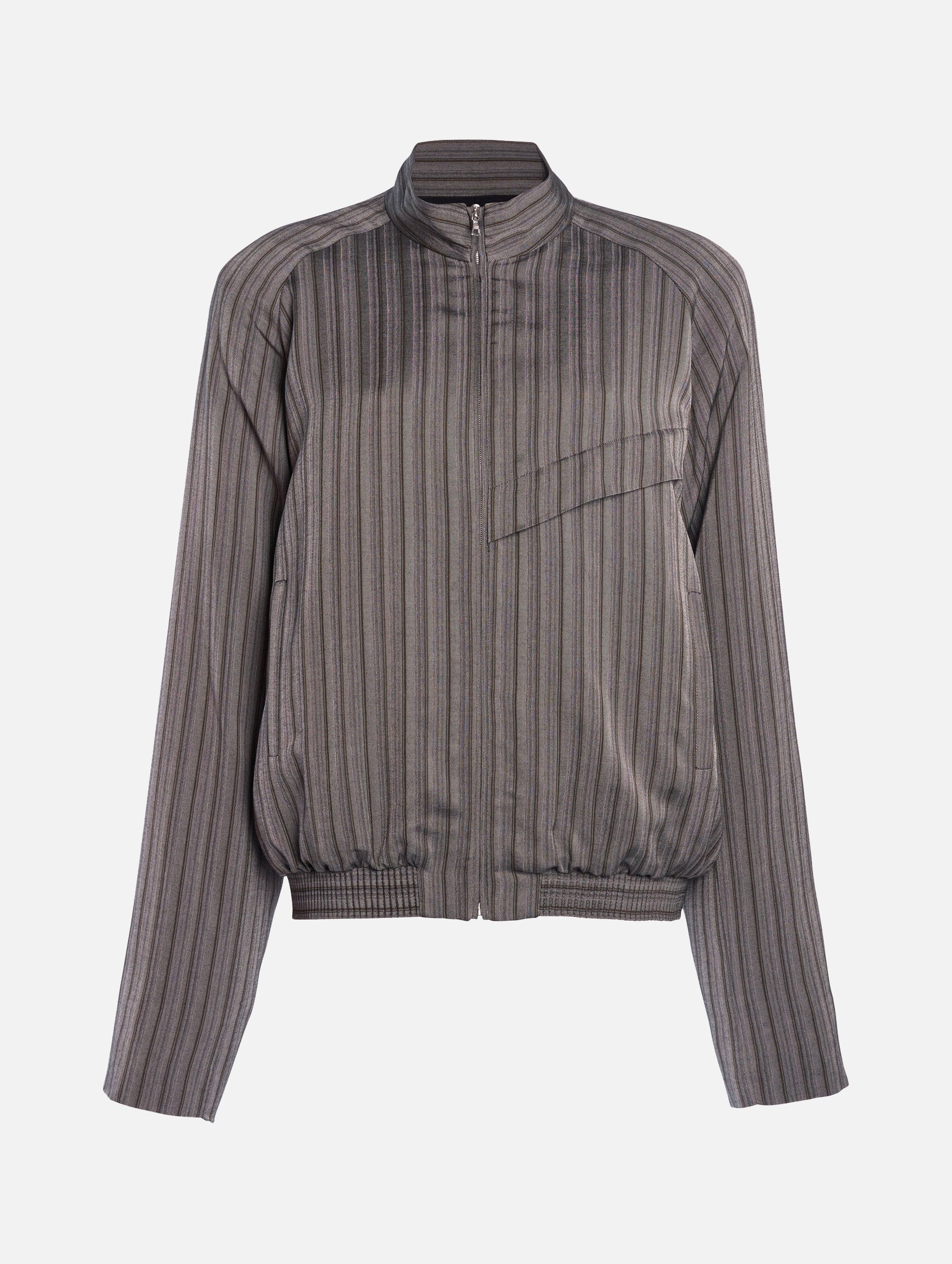 Reyer Bomber Jacket in Graphite Stripe