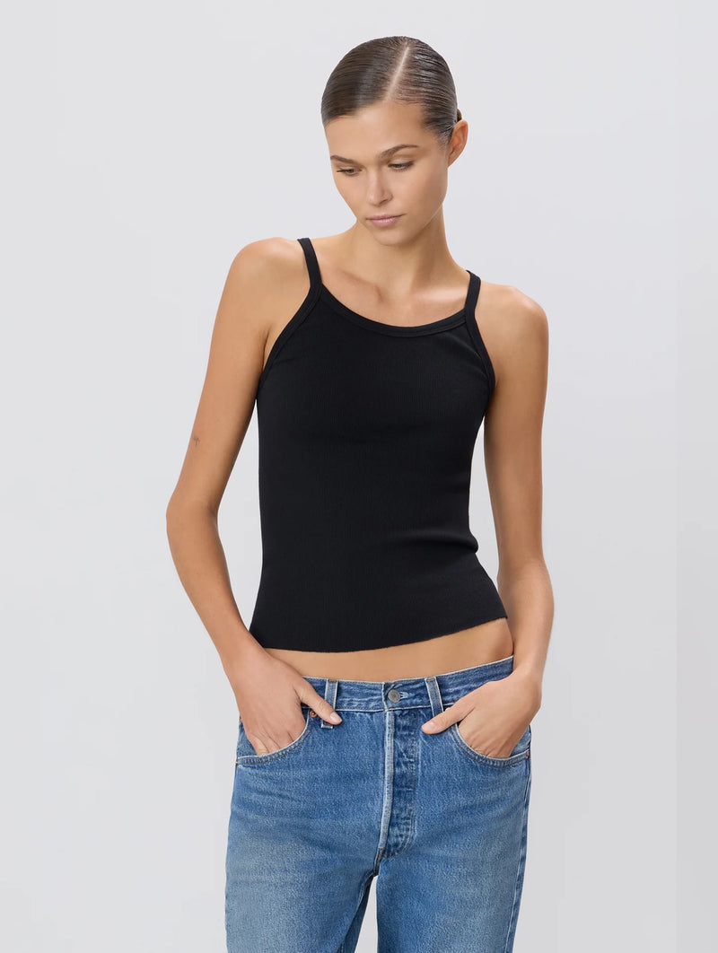 Rib Tank in Black
