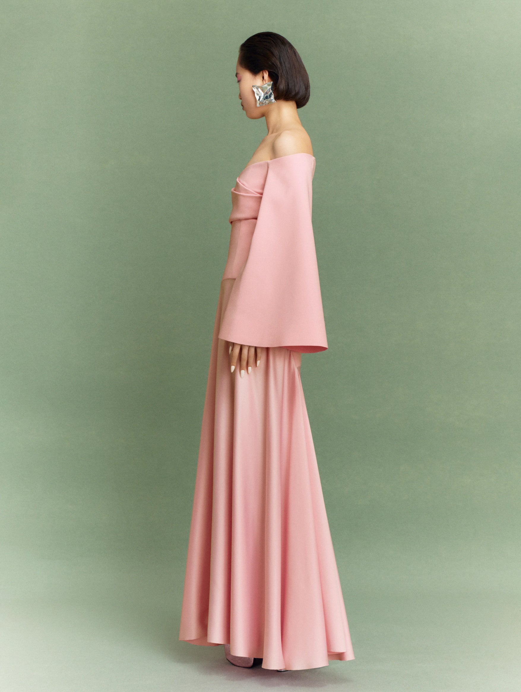Rina Maxi Dress in Putty Pink