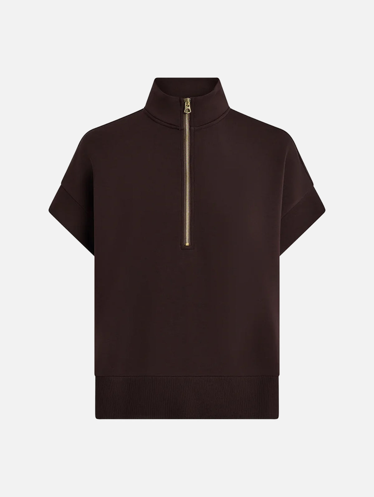 Ritchie Short Sleeve Sweat in Coffee Bean