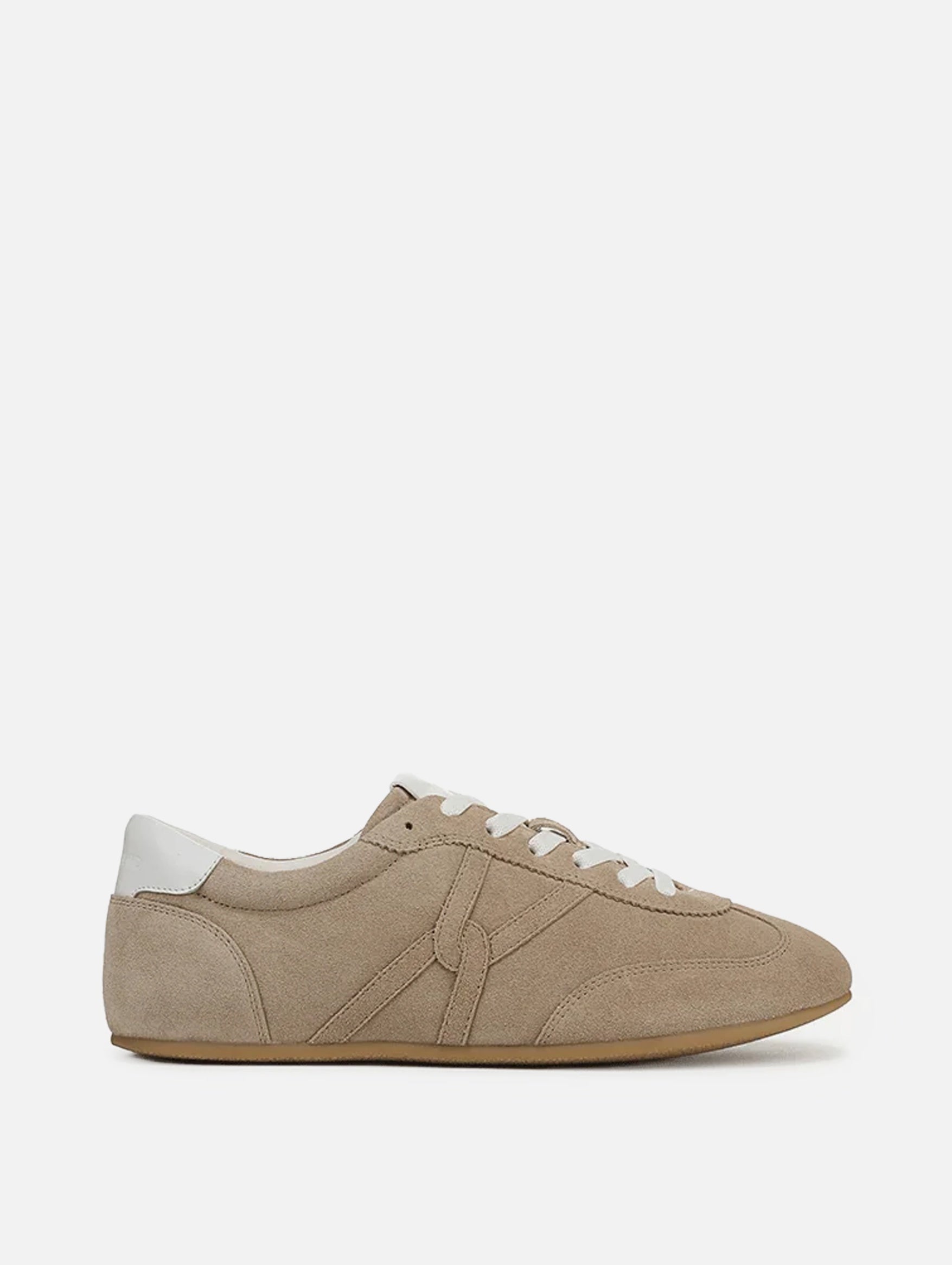 Riviera Suede Sneaker in Sand/Lily