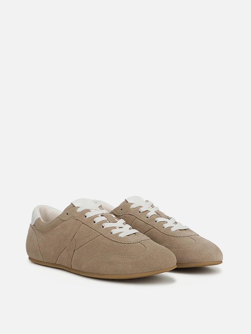 Riviera Suede Sneaker in Sand/Lily