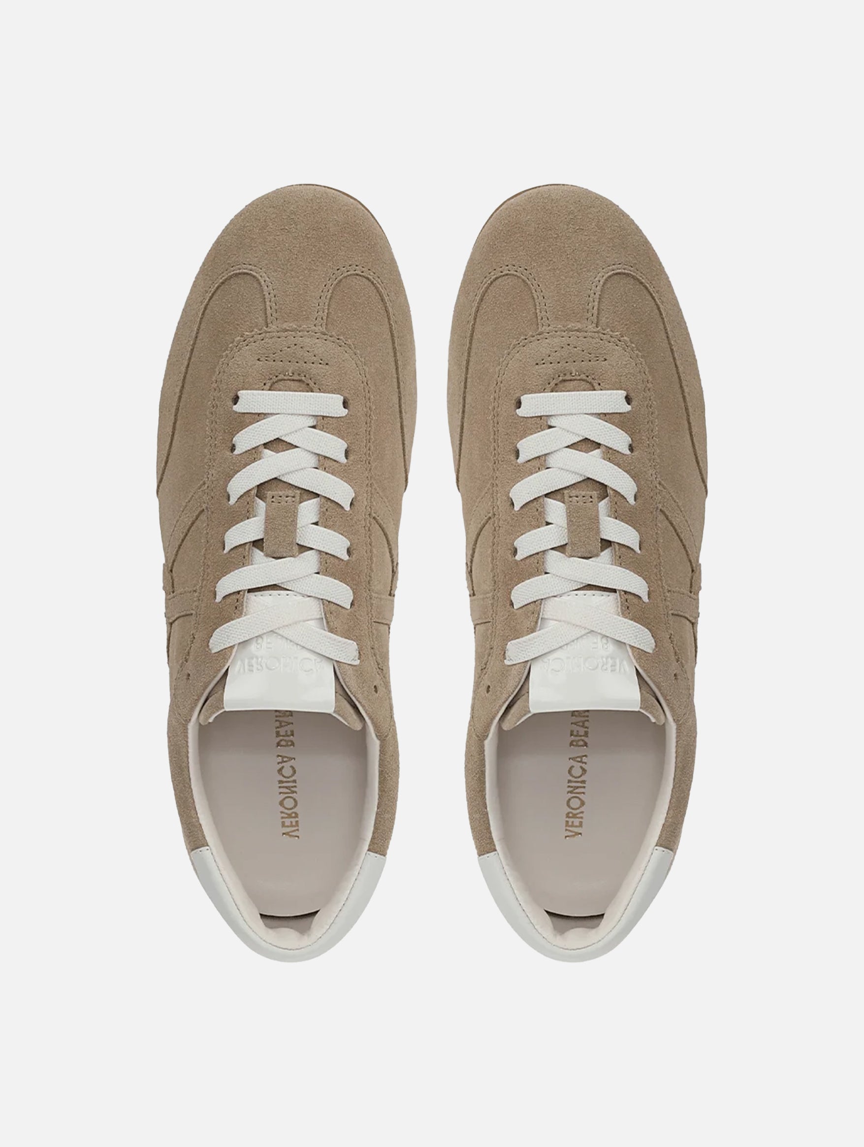 Riviera Suede Sneaker in Sand/Lily