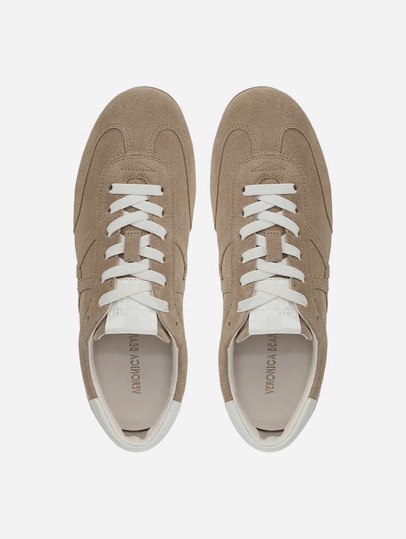Riviera Suede Sneaker in Sand/Lily