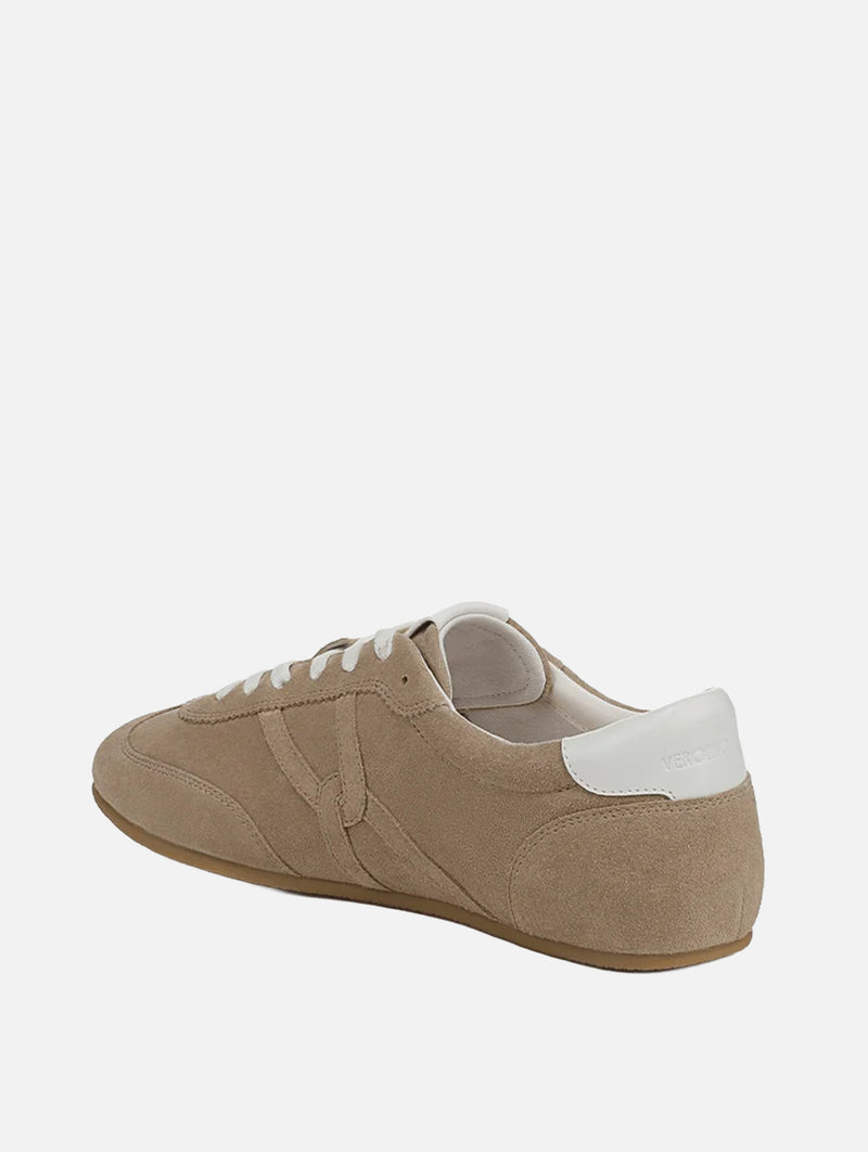 Riviera Suede Sneaker in Sand/Lily