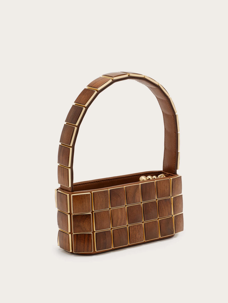 Romy Shoulder Bag in Walnut