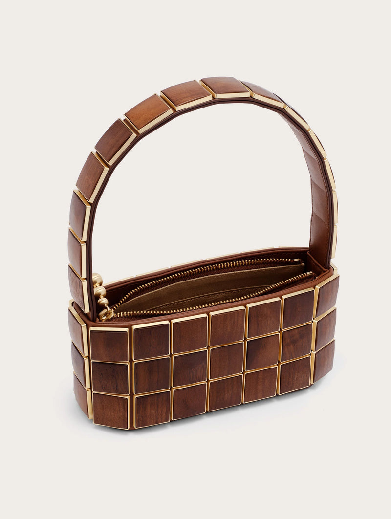 Romy Shoulder Bag in Walnut