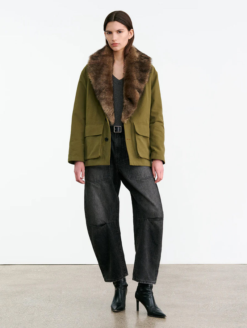 Ronay Parka in Olive Green