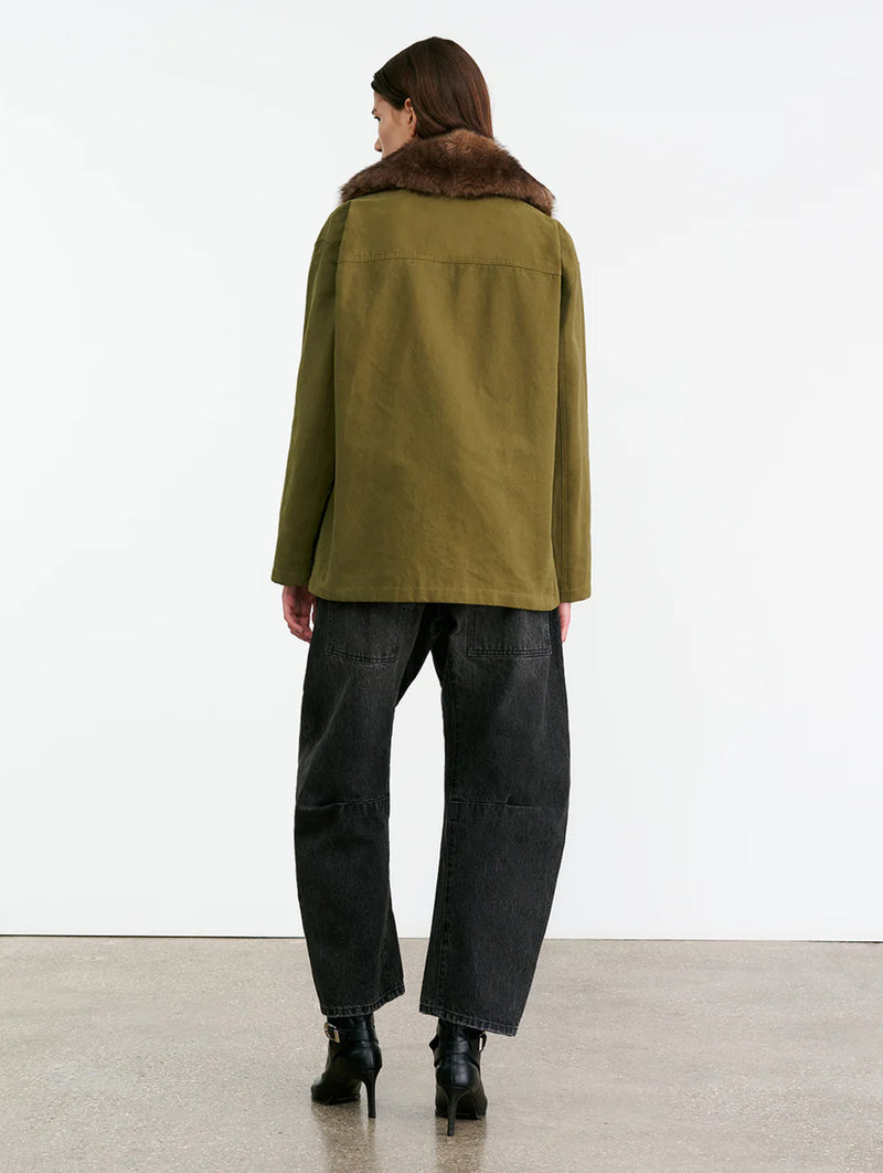 Ronay Parka in Olive Green