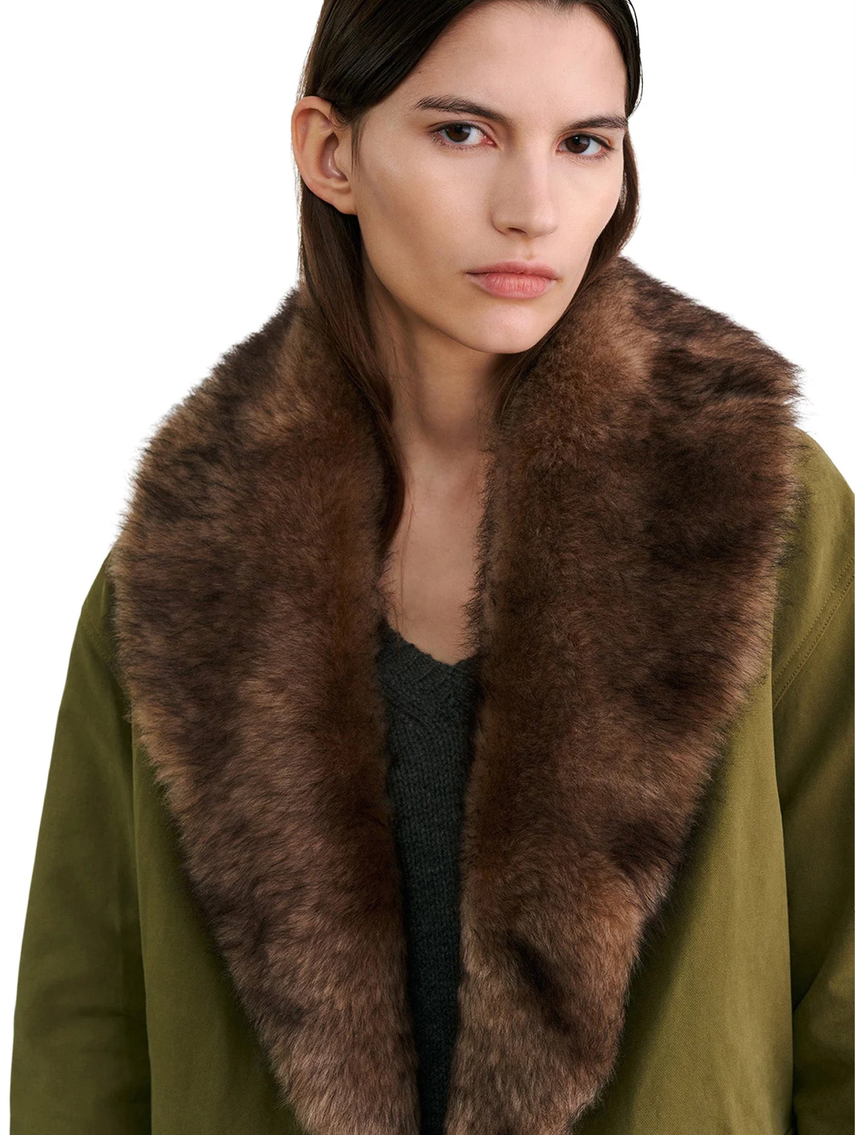 Ronay Parka in Olive Green